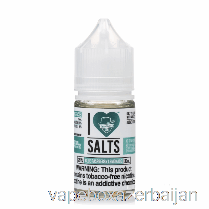 Vape Box Azerbaijan Blue Raspberry Lemonade - I Love Salts - 30mL 25mg